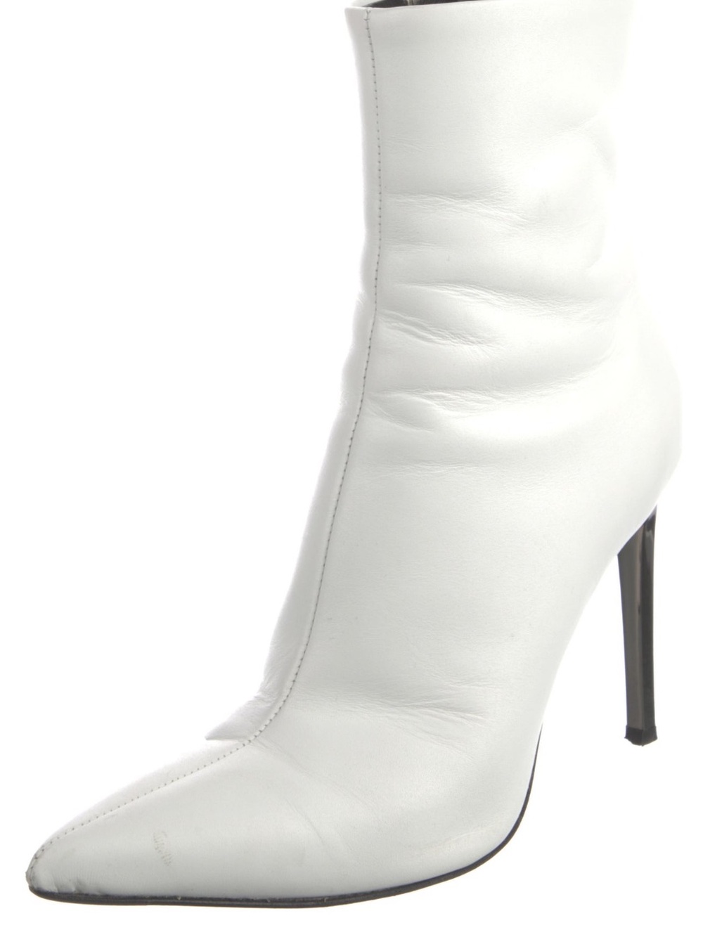 rag & bone White Pointed Stiletto Ankle Boot